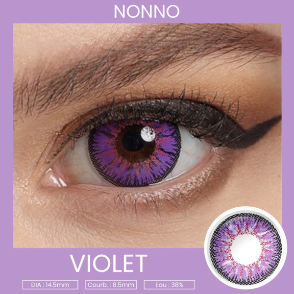 Lentilles Freshgo NoNNo Violet - 1 an