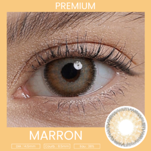 Lentilles Freshgo Premium Marron Ocre – 1 an